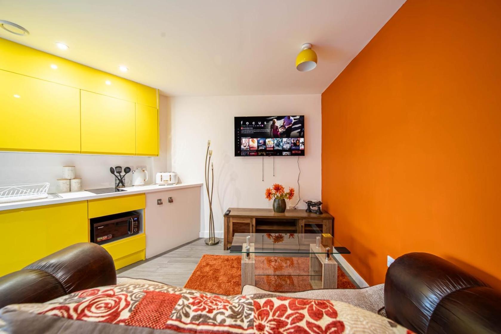 Corner Studio Apartment In Sheffield Exteriör bild
