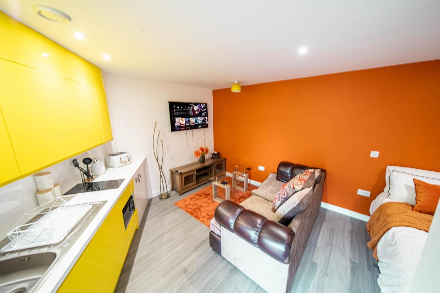 Corner Studio Apartment In Sheffield Exteriör bild